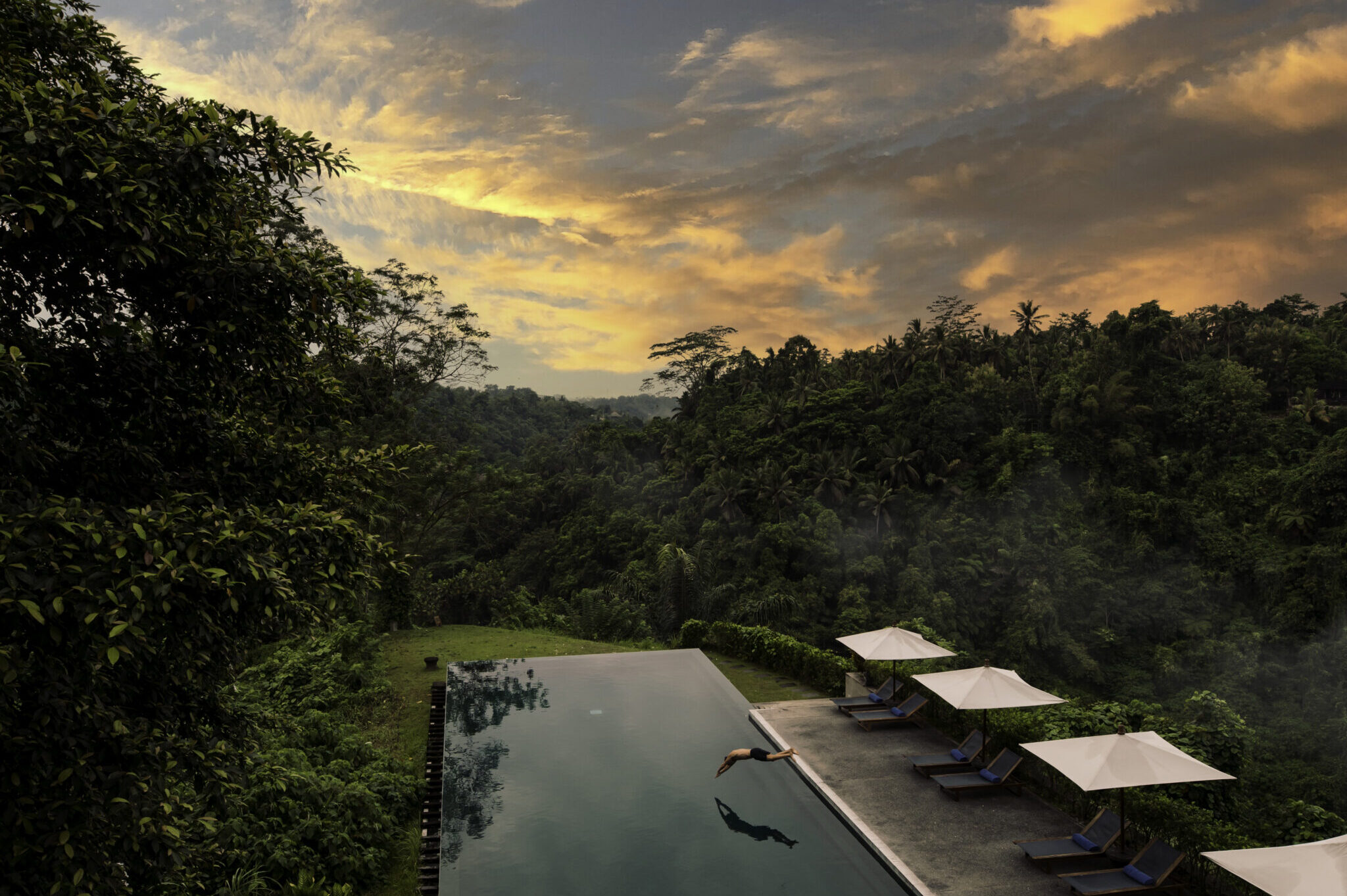 Alila Ubud Outdoor Pool Sky