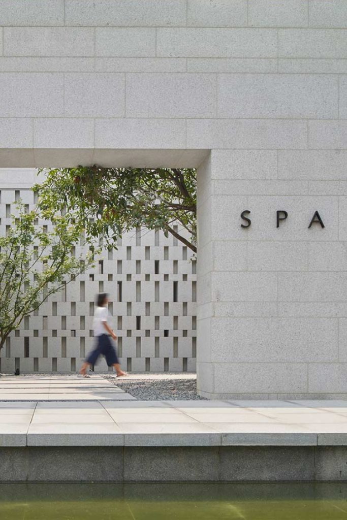 entrance to the Alila Spa in Wuzhen