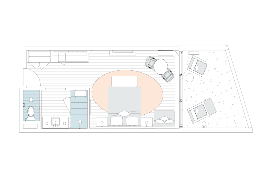 Lagoon View Rooms floorplan