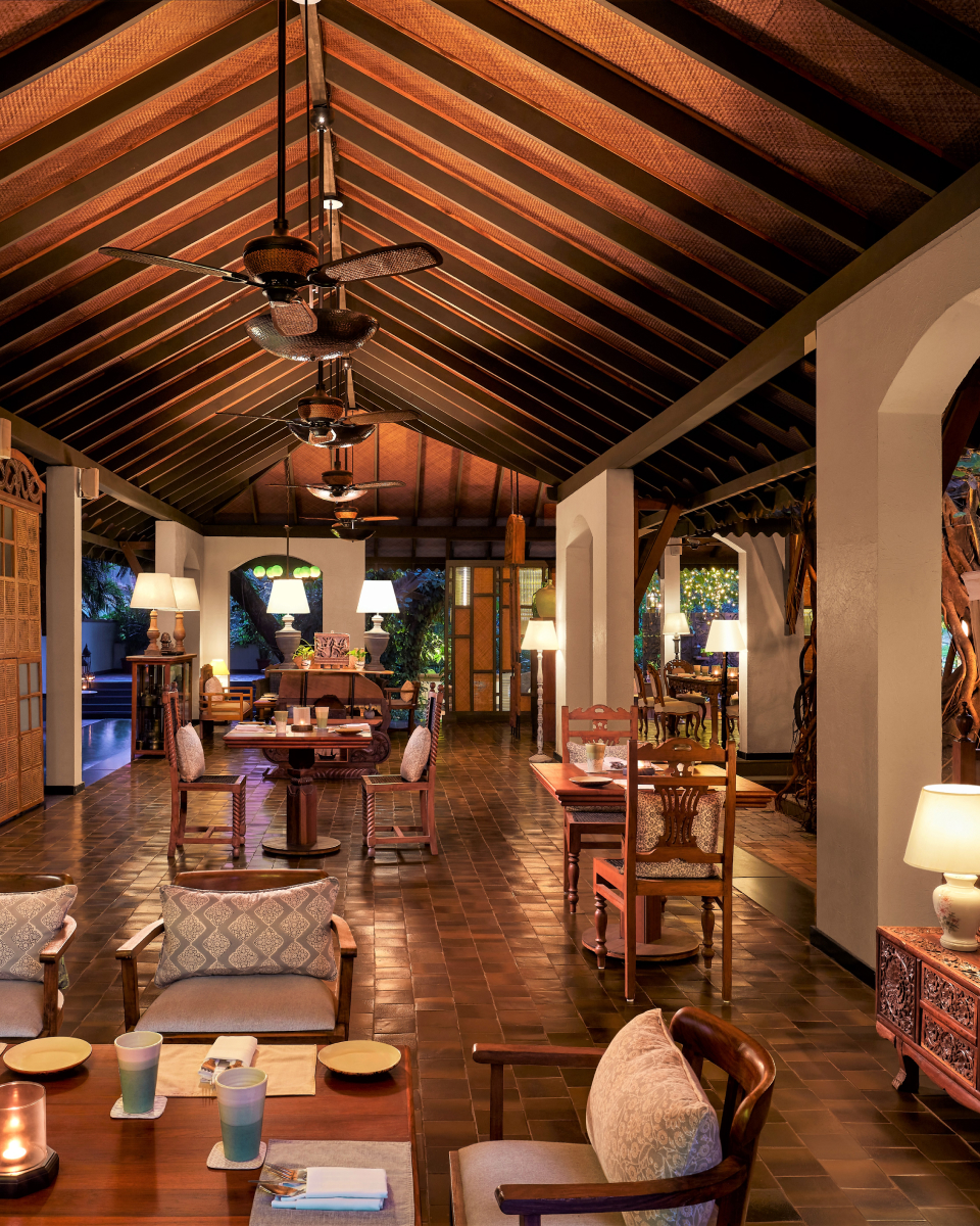 interior restaurant with chairs and tables