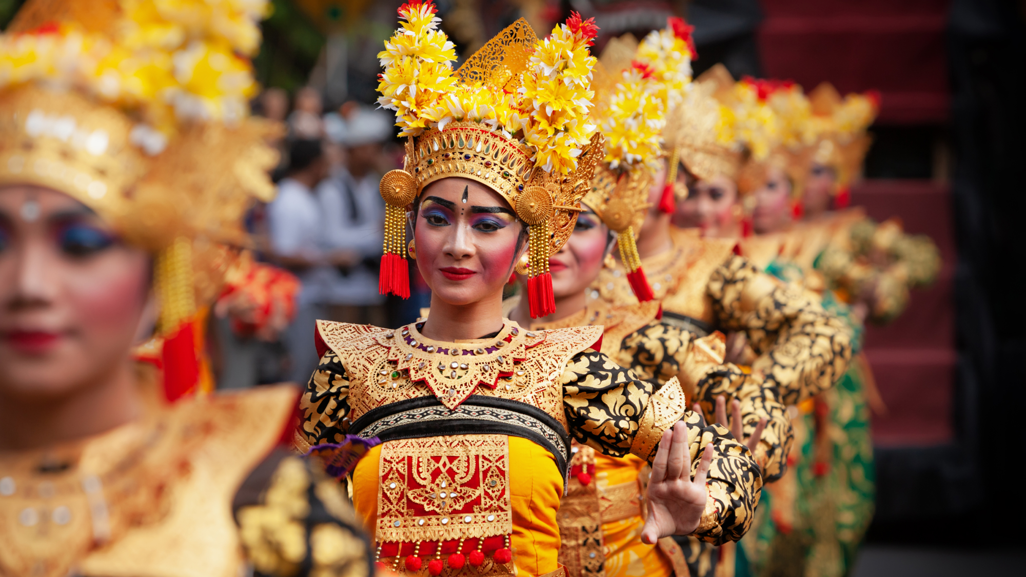 Traditional Balinese dancer