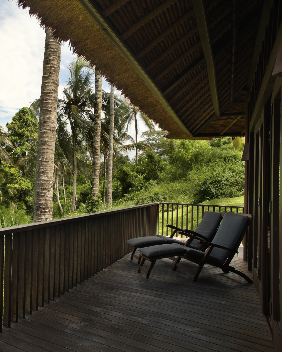 balcony view of valley villa