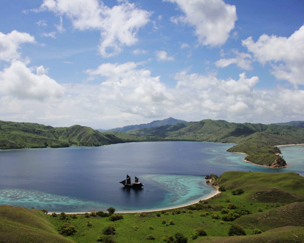 Alila Purnama anchored near Komodo Island